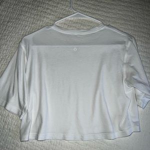 Lululemon Crop White Tee
